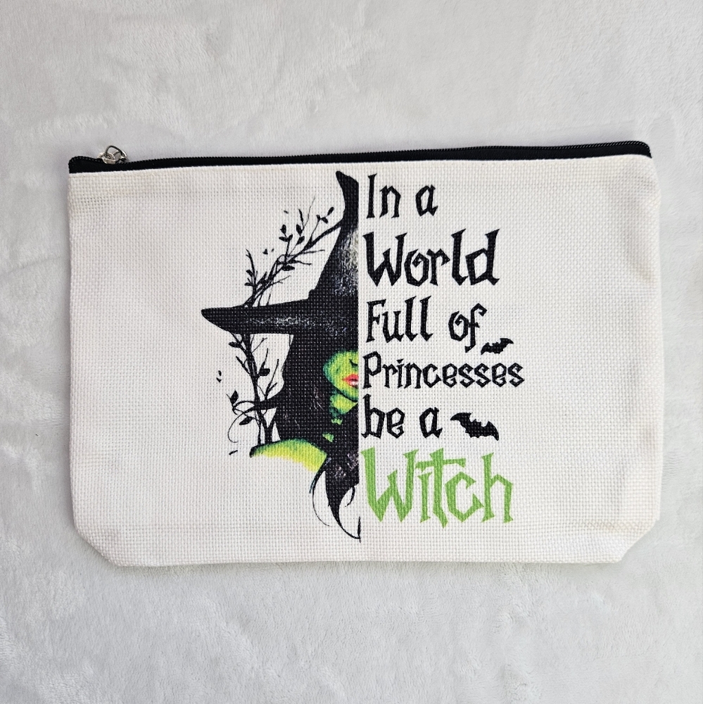 NEW Wicked Musical Makeup Cosmetic Bag Stocking Stuffer Pencil Pouch Toiletries